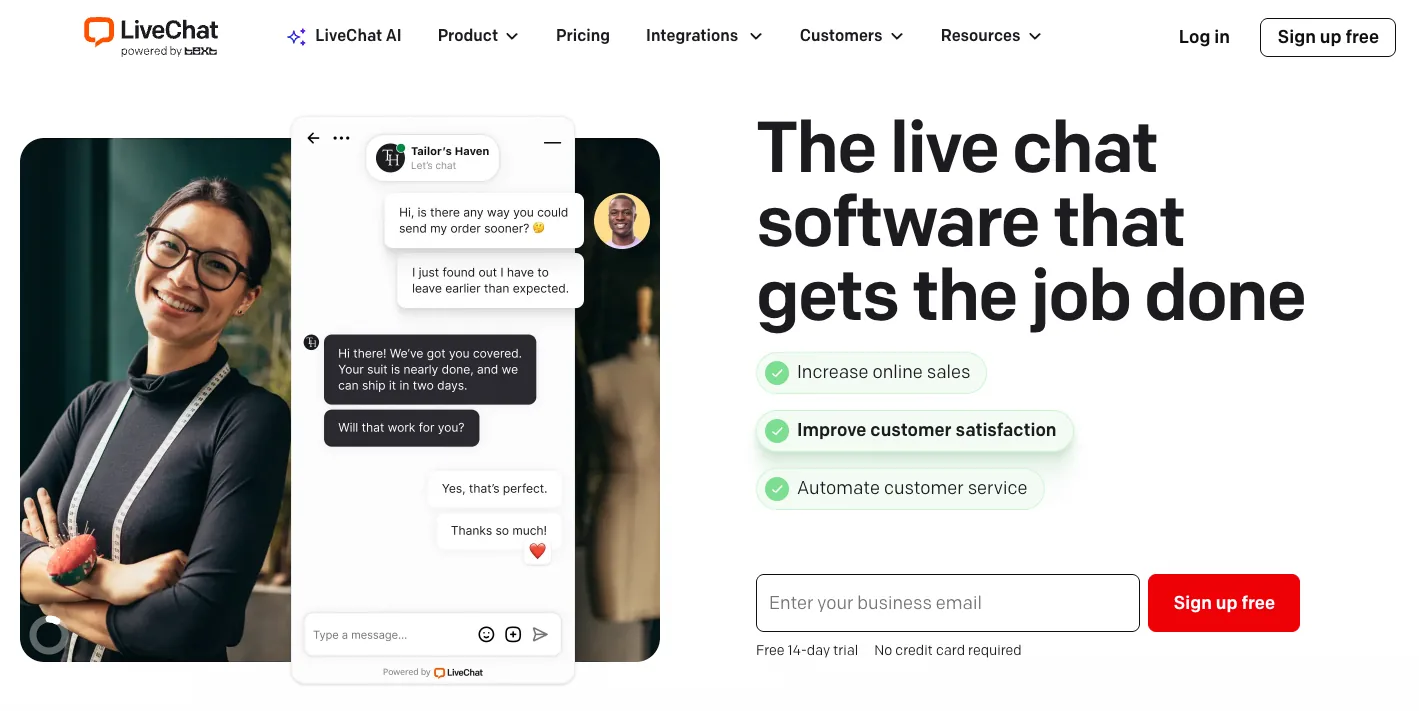 Zendesk chat alternatives Live Chat