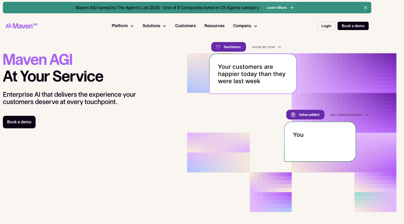 Zendesk chat alternatives Maven AGI