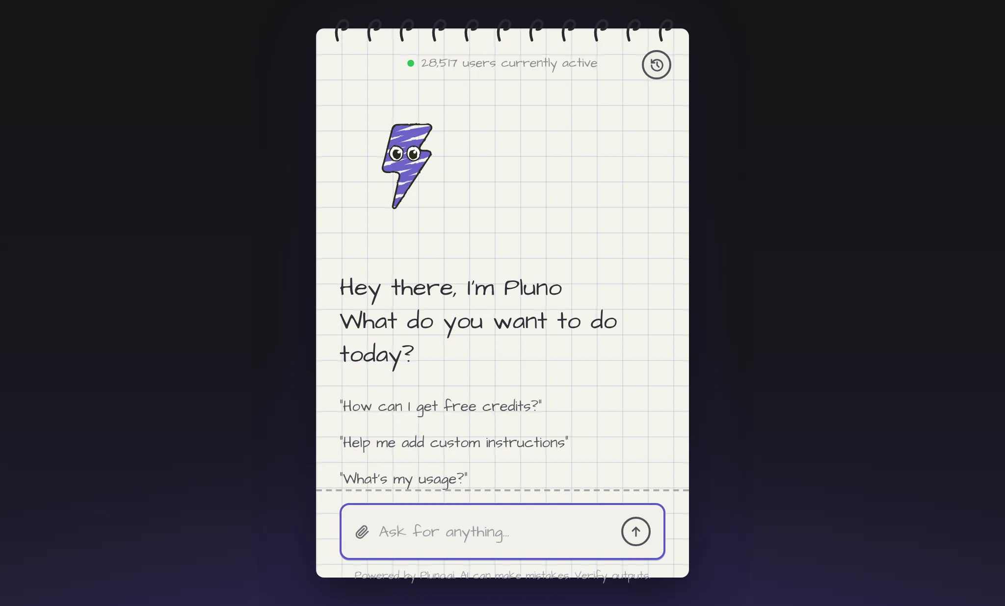 Meet Pluno for your browser